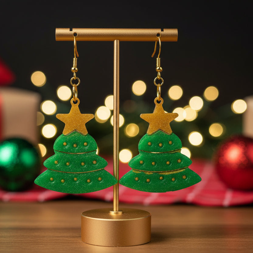 Christmas Tree Earrings