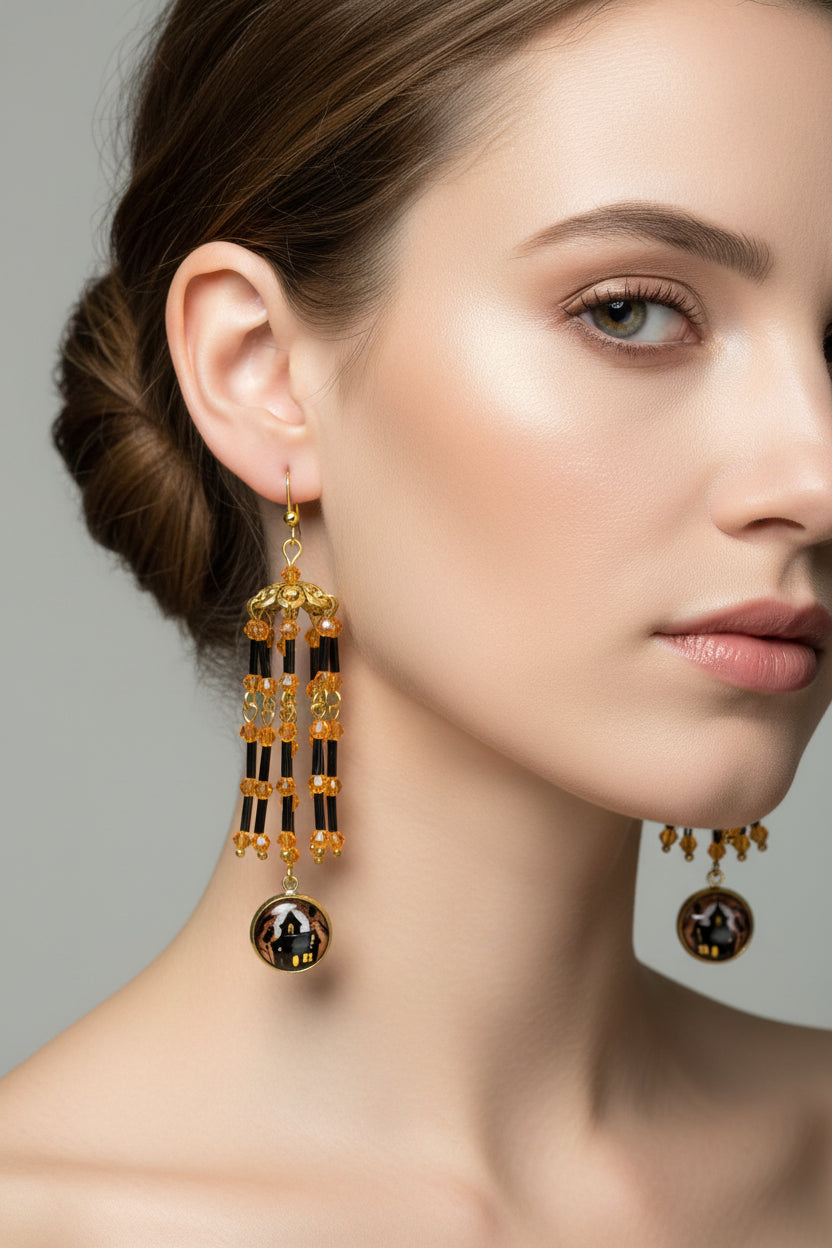 Halloween Windchime Earrings