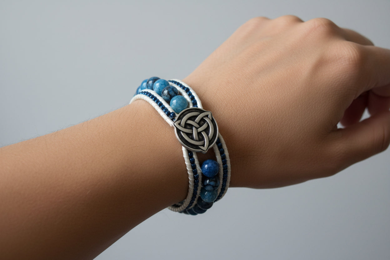 Sky's the limit Leather cuff bracelet