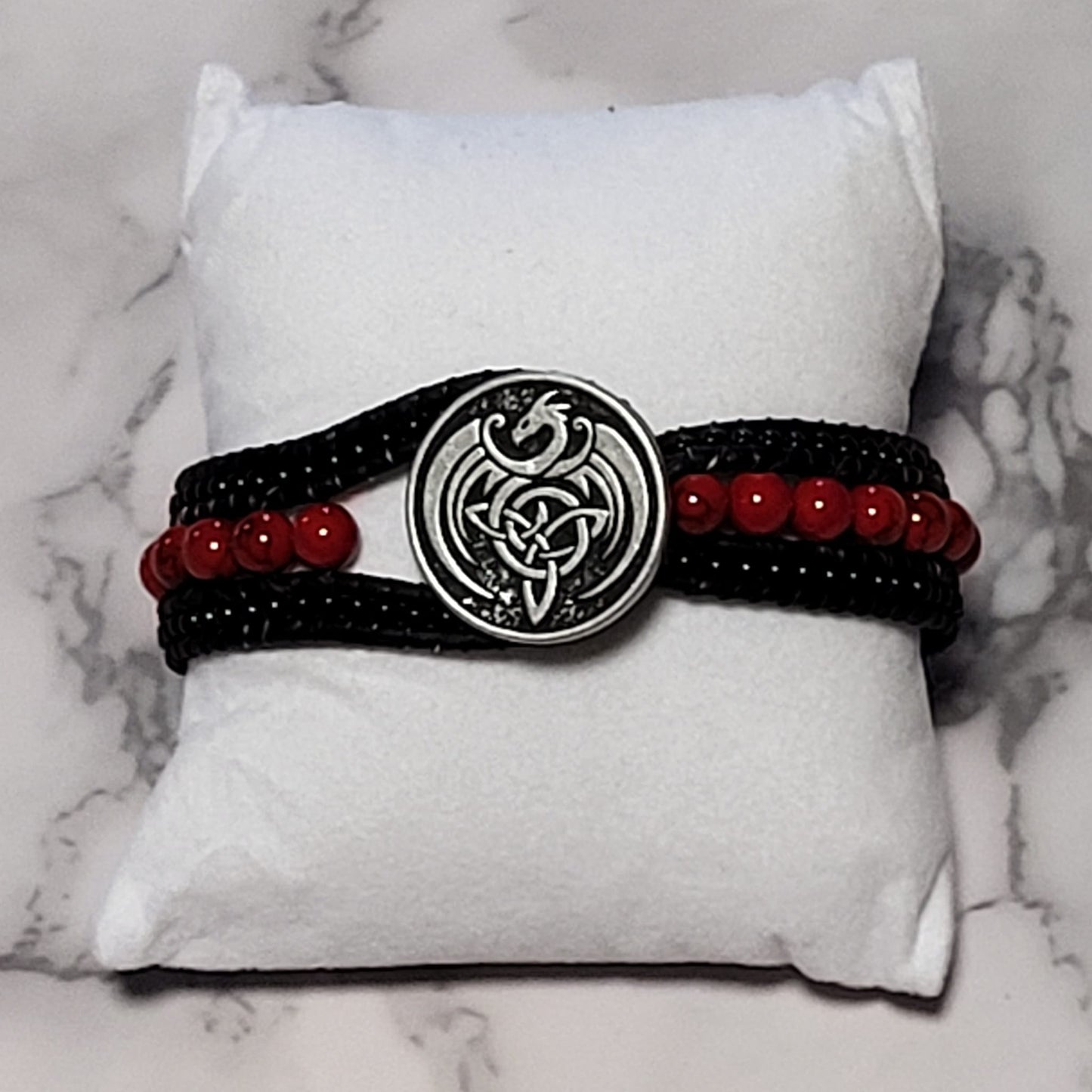 Dragons blood cuff bracelet.
