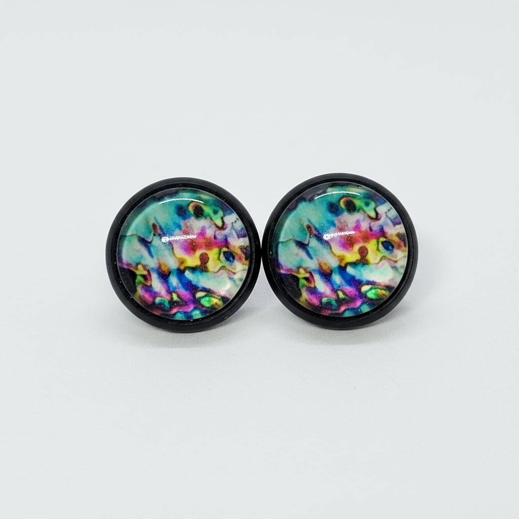 Abstract Art Stud Earrings