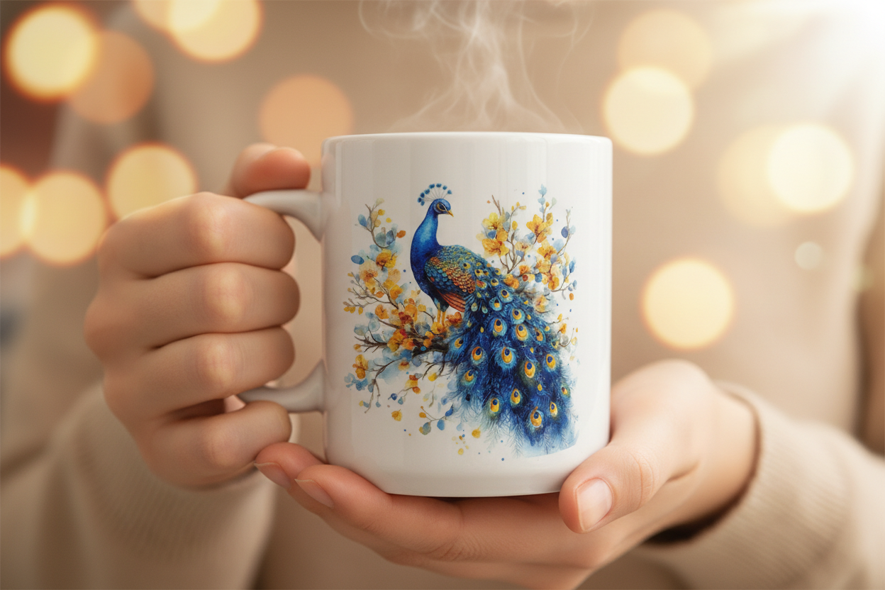 Peacock Mugs