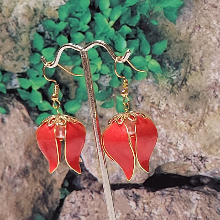 Tulip earrings