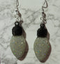 Christmas Light Bulb Earrings - Glitter Resin Holiday Dangle