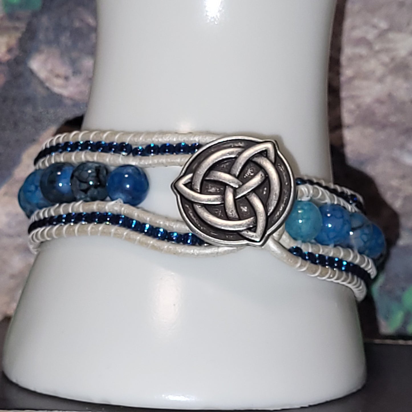 Sky's the limit Leather cuff bracelet