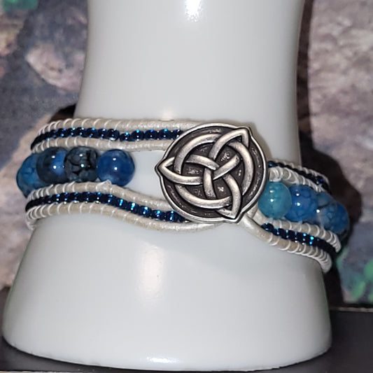 Sky's the limit Leather cuff bracelet