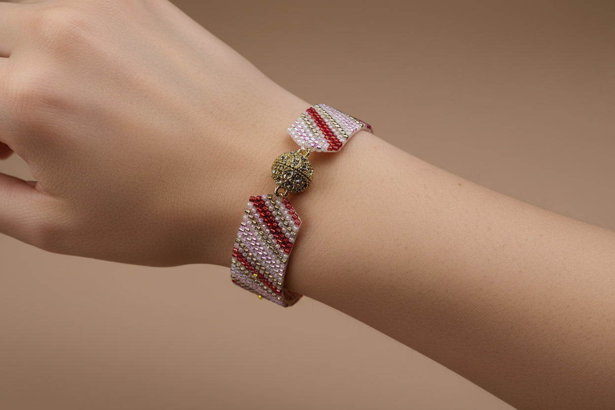 Valentines Day inspired bracelet