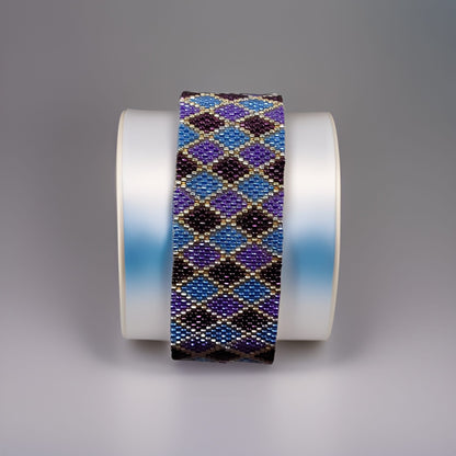 Harlequin beaded bracelet