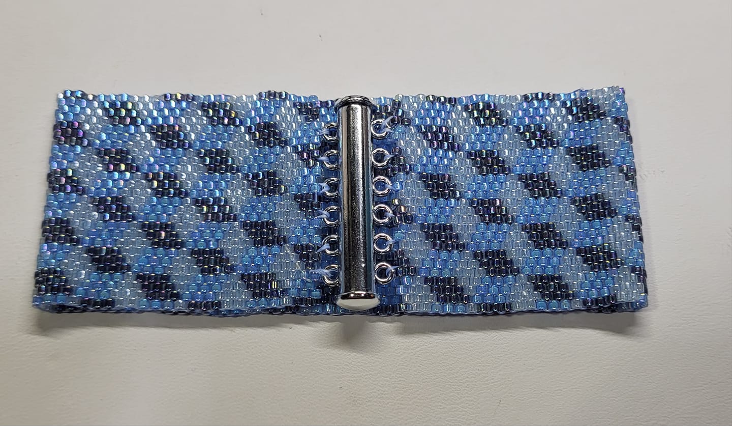 3D Cubes Beaded Bracelet