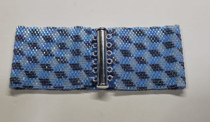 3D Cubes Beaded Bracelet