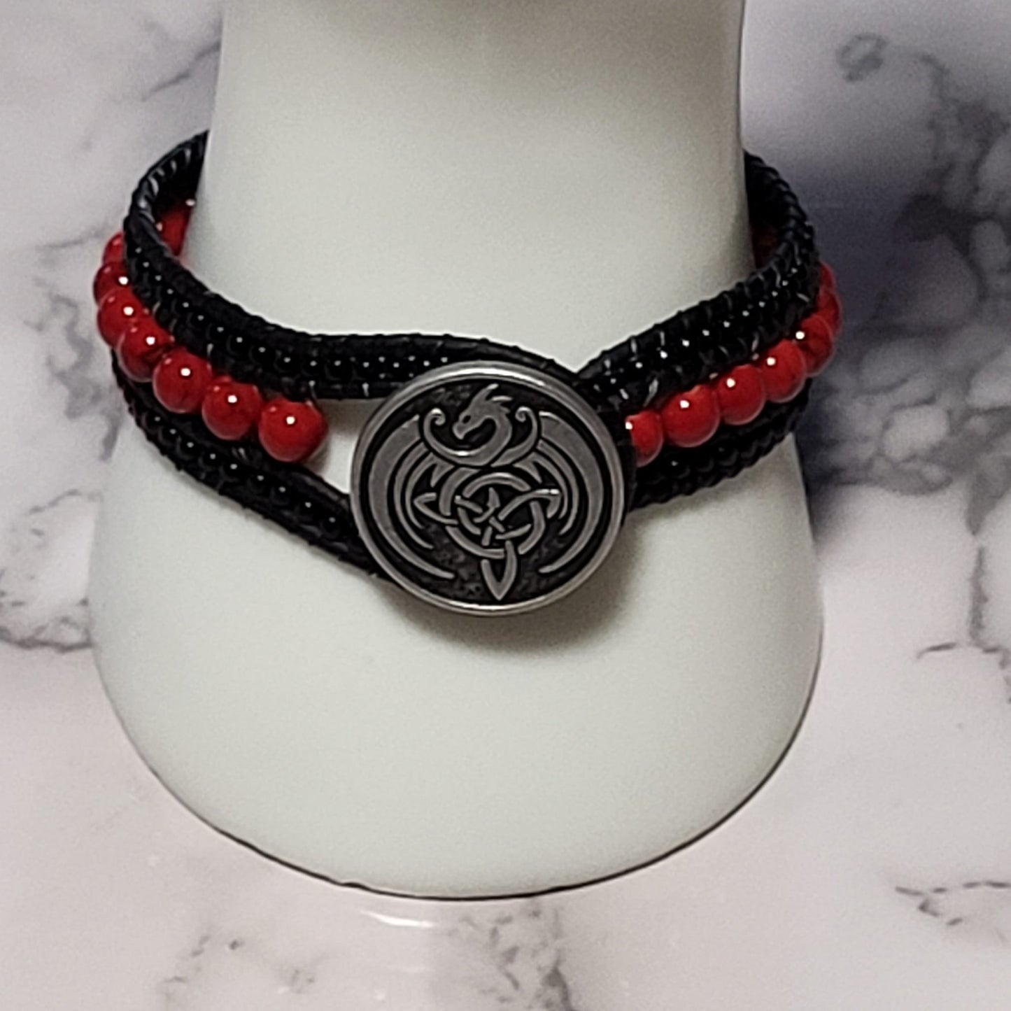 Dragons blood cuff bracelet.