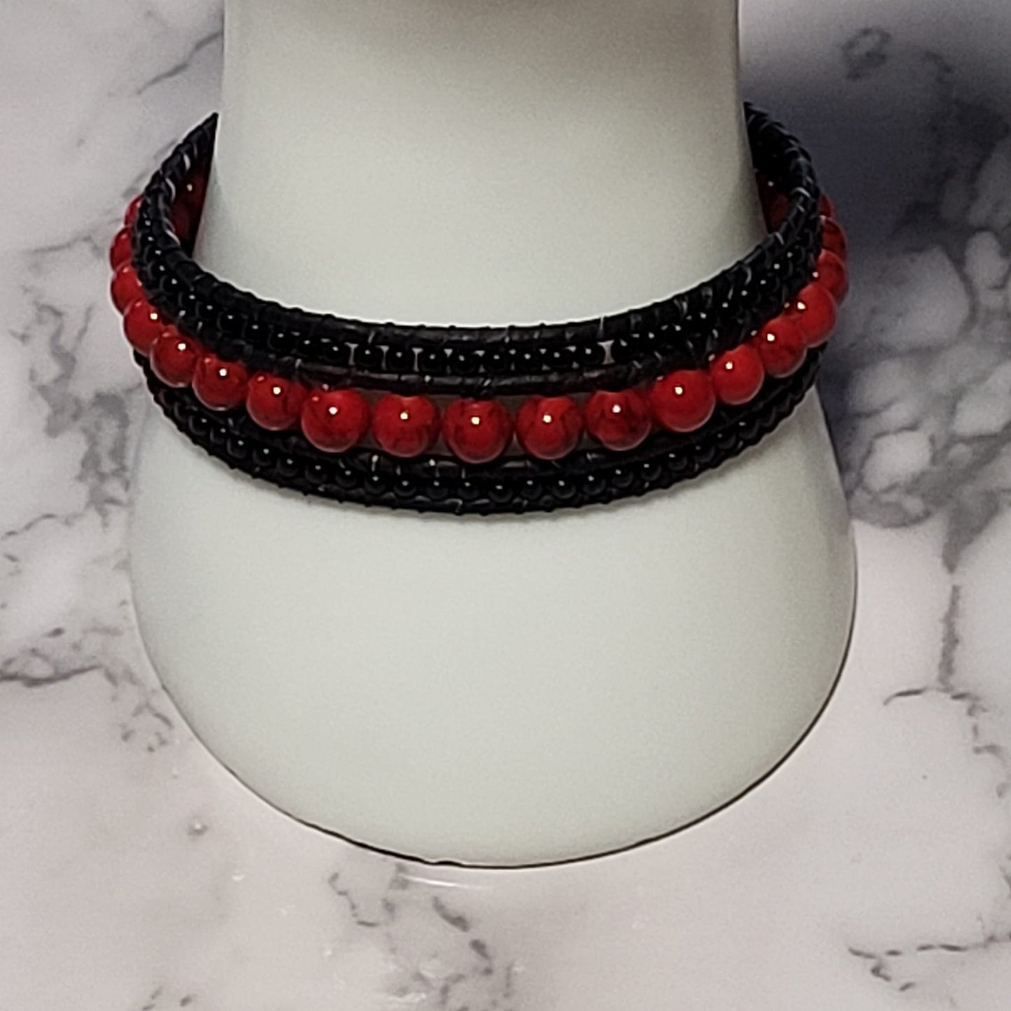 Dragons blood cuff bracelet.