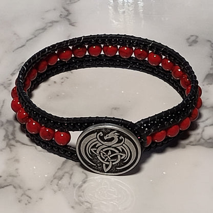 Dragons blood cuff bracelet.