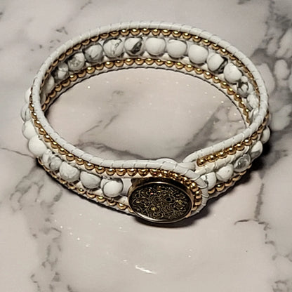 Grecian goddess cuff bracelet