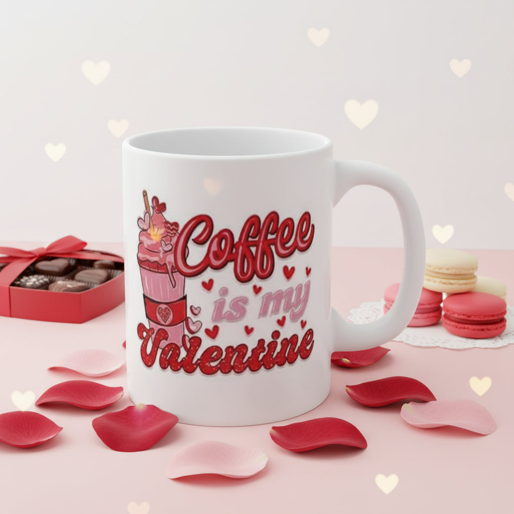 Coffee is My Valentine Mug - 11oz