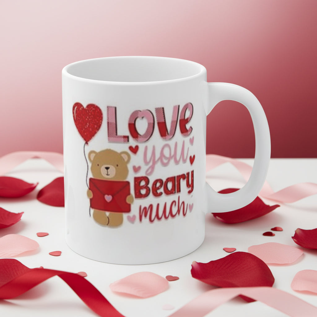 I Love You Beary Much Valentine's Day Mug - 11oz