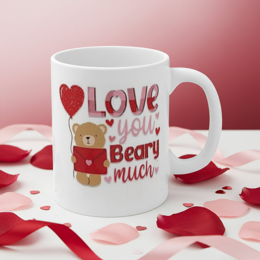 I Love You Beary Much Valentine's Day Mug - 11oz