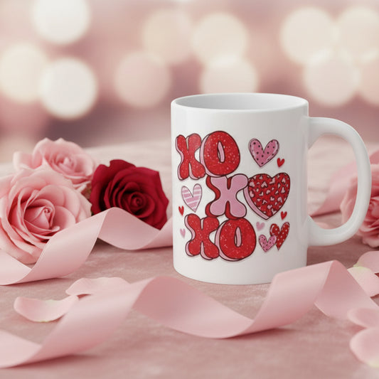 XOXOXO Valentine's Day Mug - 11oz