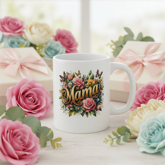 Mama Vintage Garden Bouquet Mug - Heirloom Beauty
