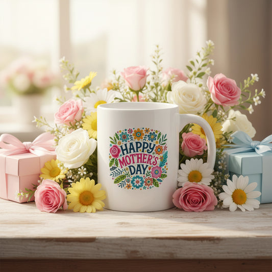 Happy Mother's Day Floral Mug