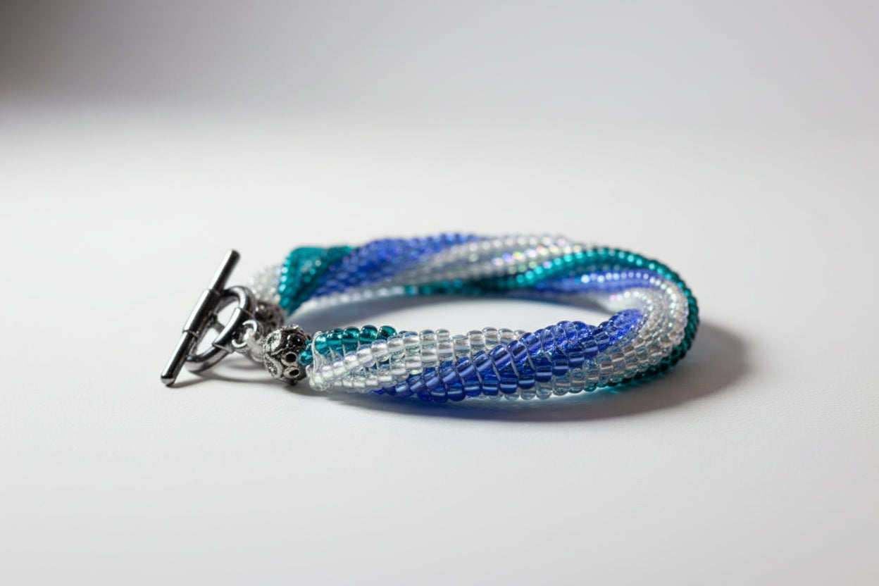 Ocean dreams spiral bracelet