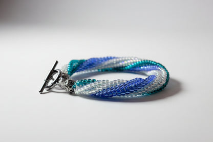 Ocean dreams spiral bracelet