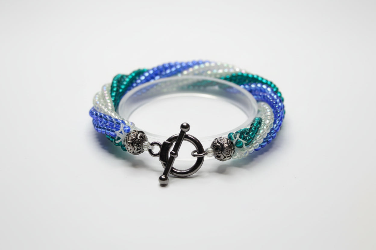 Ocean dreams spiral bracelet