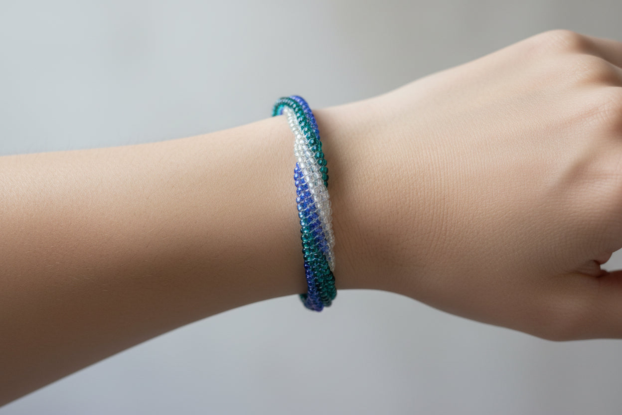 Ocean dreams spiral bracelet