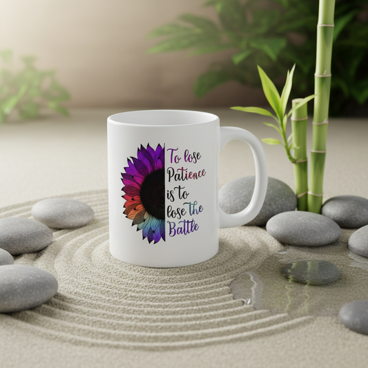 To Lose Patience is to Lose the Battle - Inspirational Mug