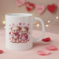 Valentine's Day Bear Couple Mug - 11oz