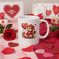 Happy Valentine's Day Bear Mug - 11oz