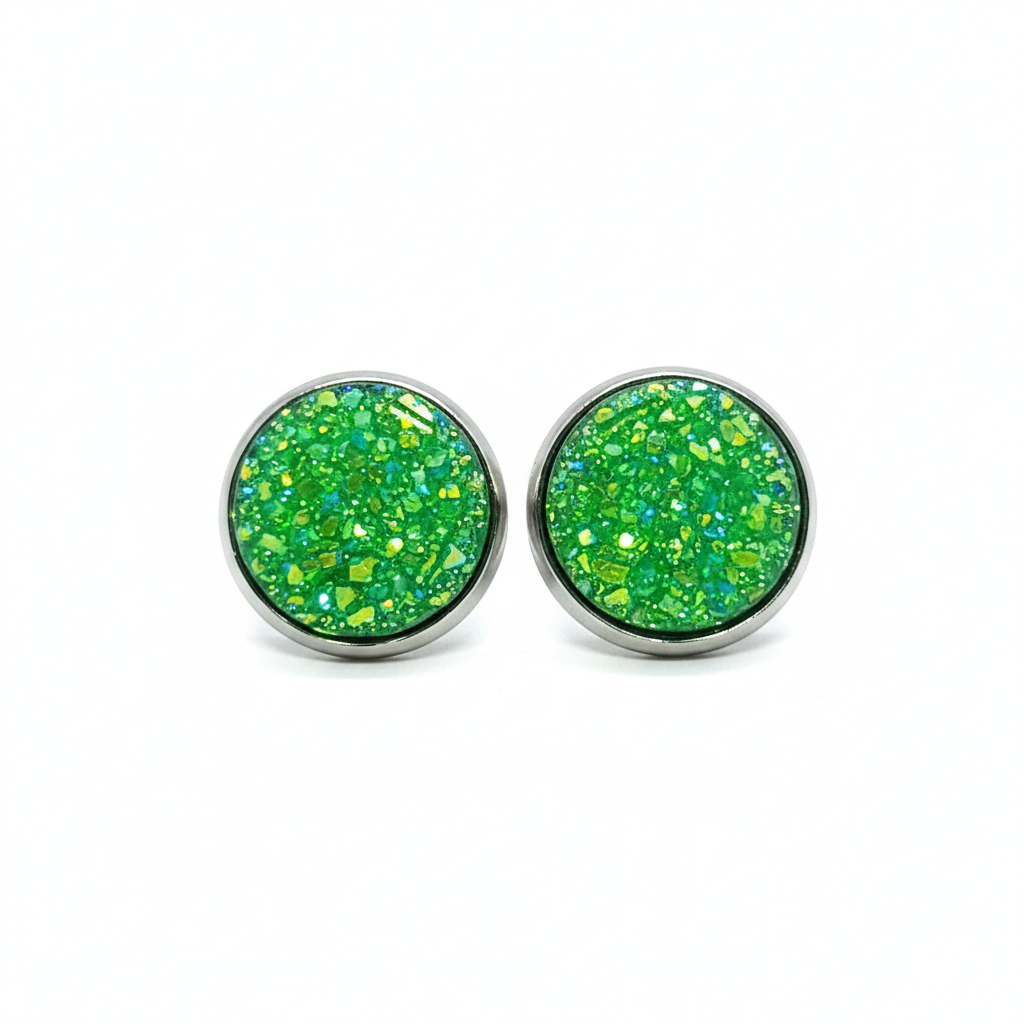 Druzy Stud Earrings