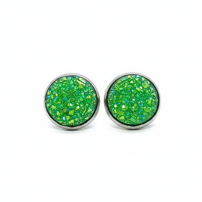 Druzy Stud Earrings