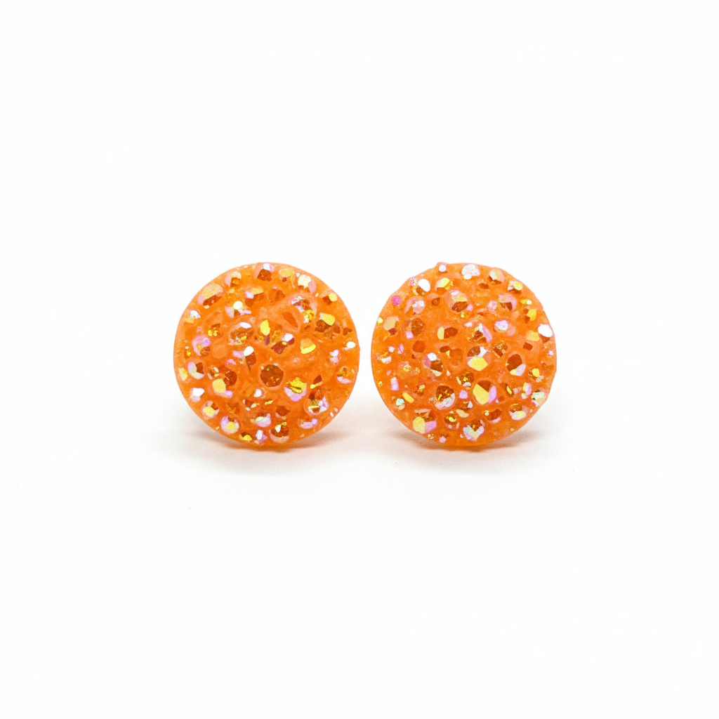 Druzy Stud Earrings