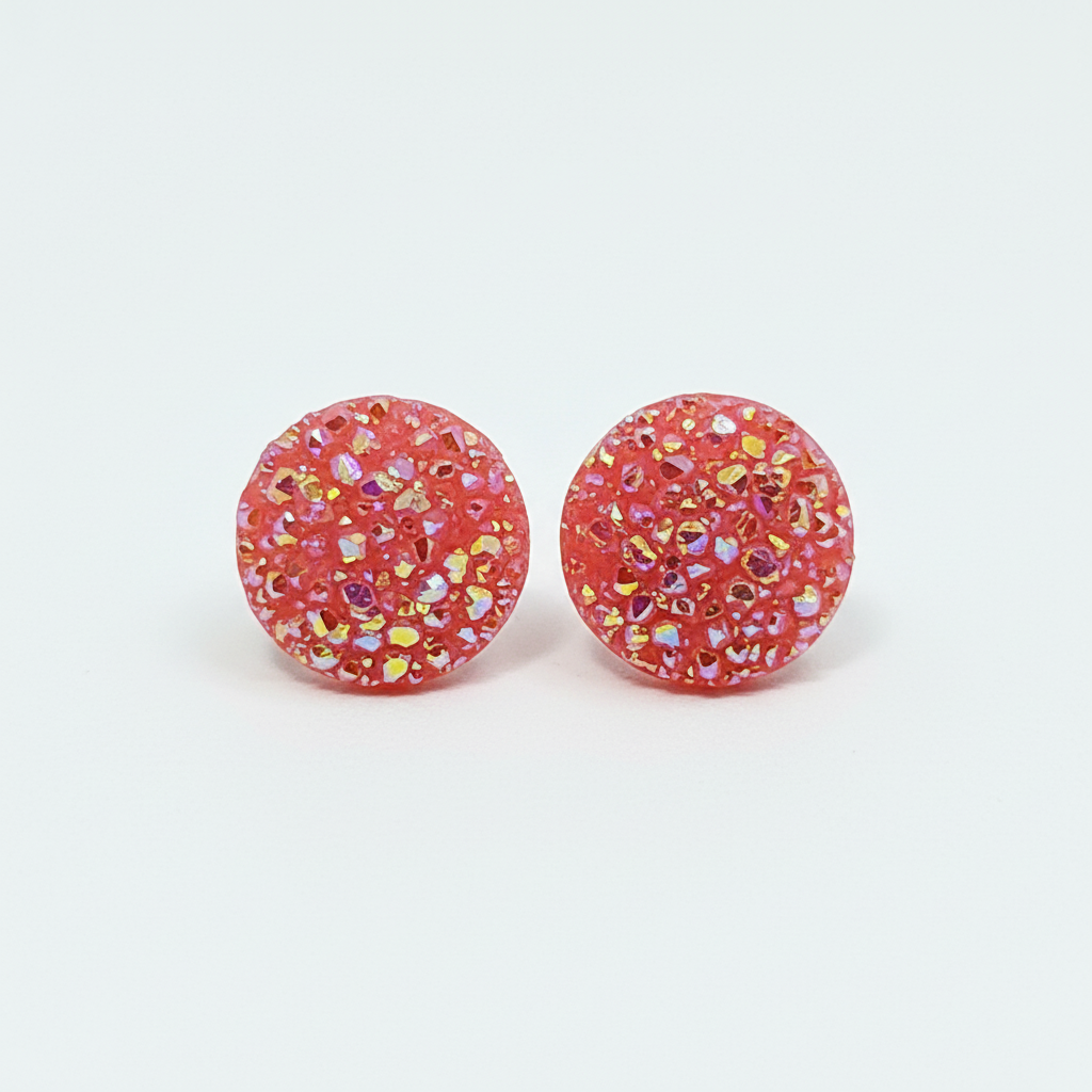 Druzy Stud Earrings