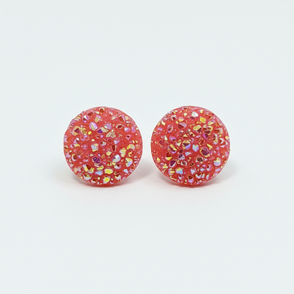 Druzy Stud Earrings