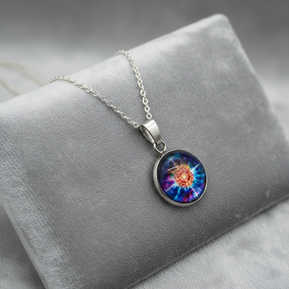 Cosmic Nebula Pendant - Velvet Angle
