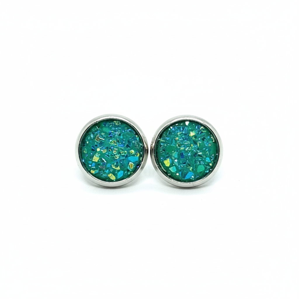 Druzy Stud Earrings