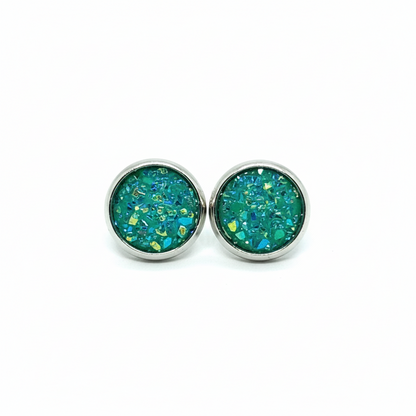 Druzy Stud Earrings