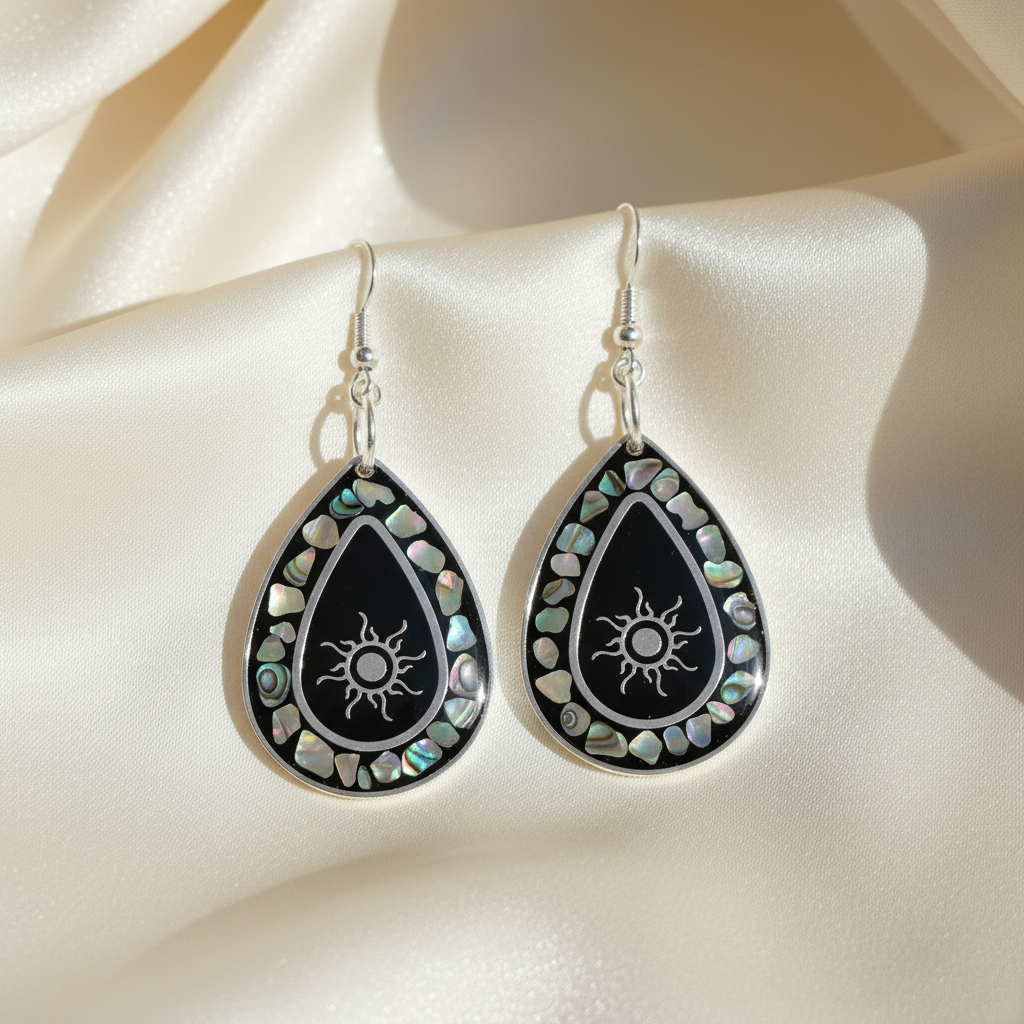 Front view - all black resin