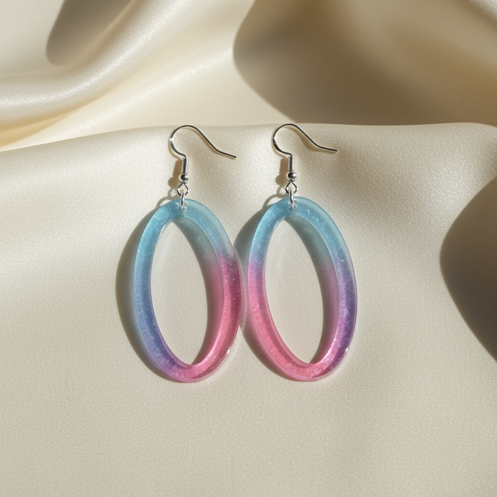 Front view with fish hooks