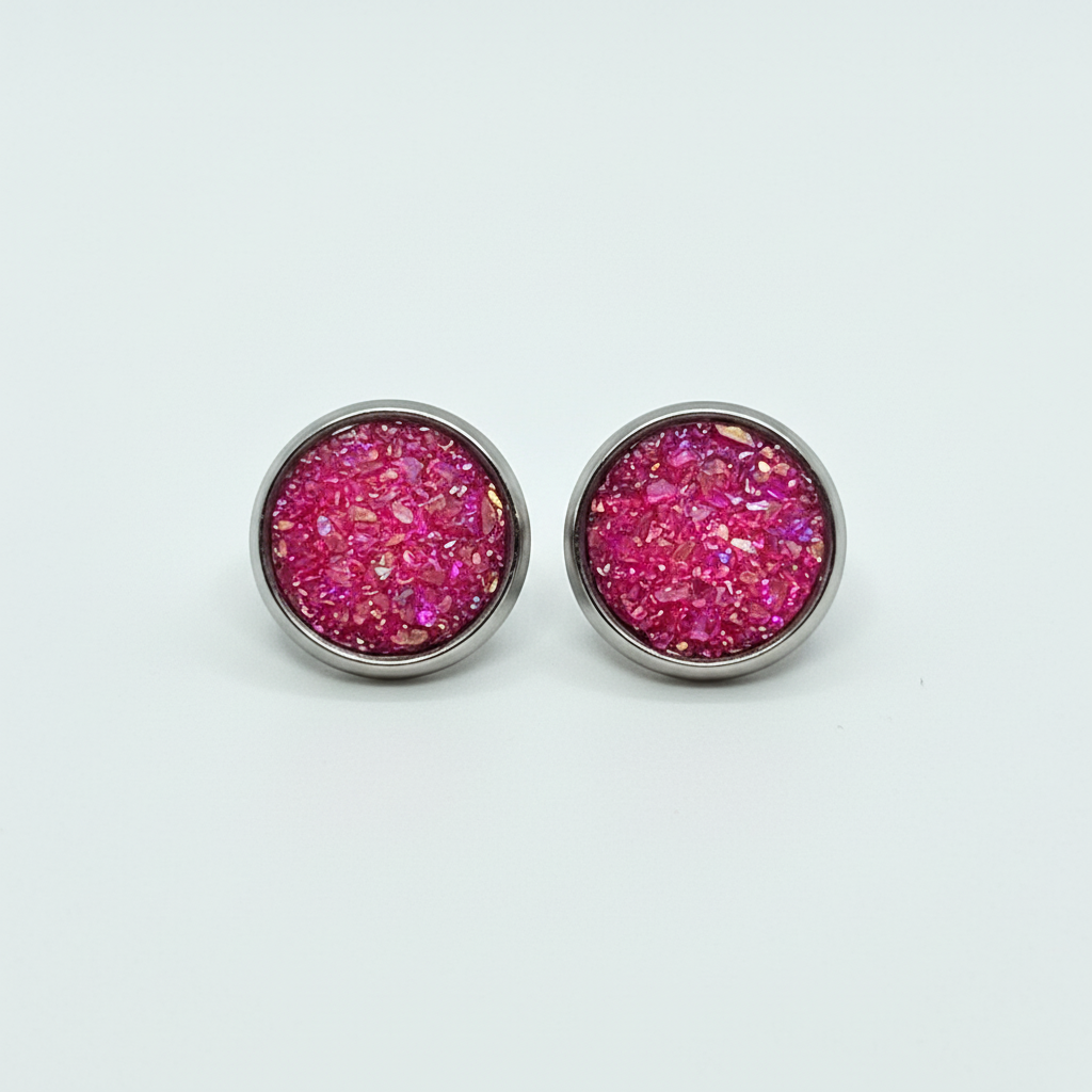 Druzy Stud Earrings