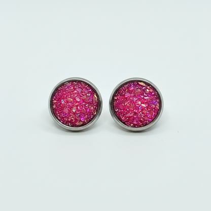 Druzy Stud Earrings