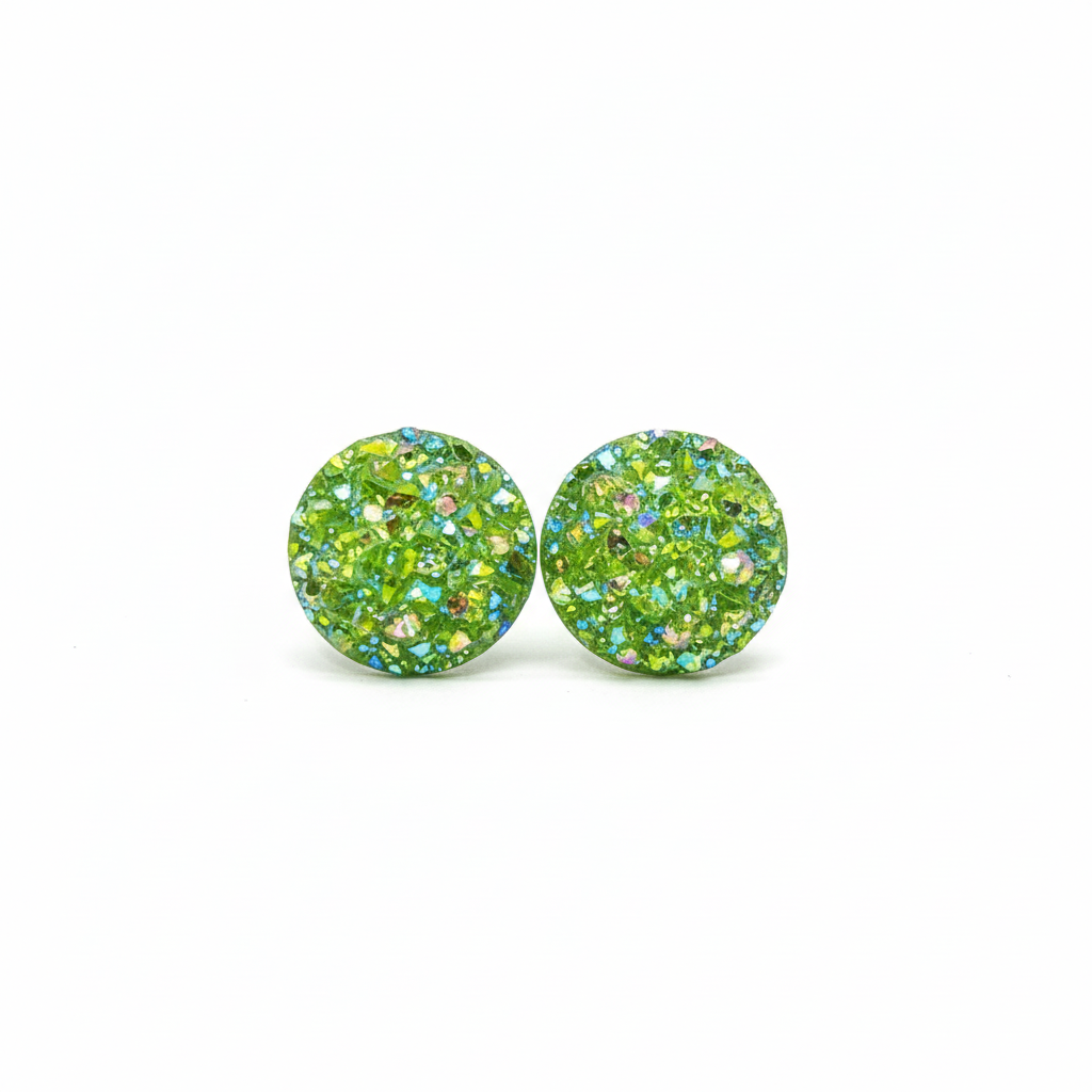 Druzy Stud Earrings