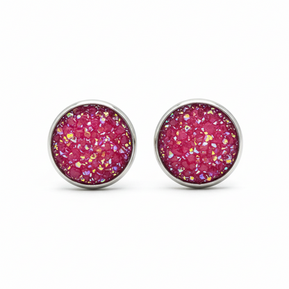 Druzy Stud Earrings