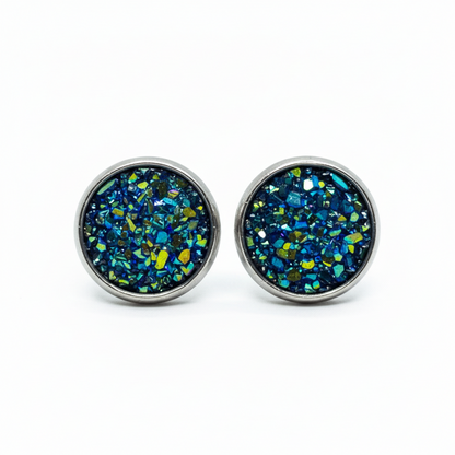 Druzy Stud Earrings