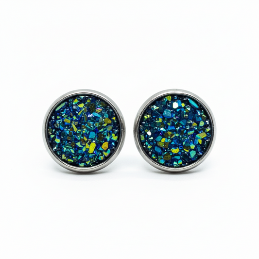 Druzy Stud Earrings