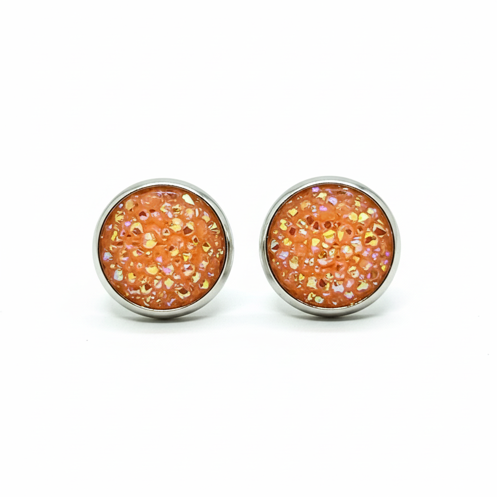 Druzy Stud Earrings