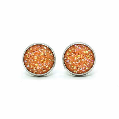 Druzy Stud Earrings