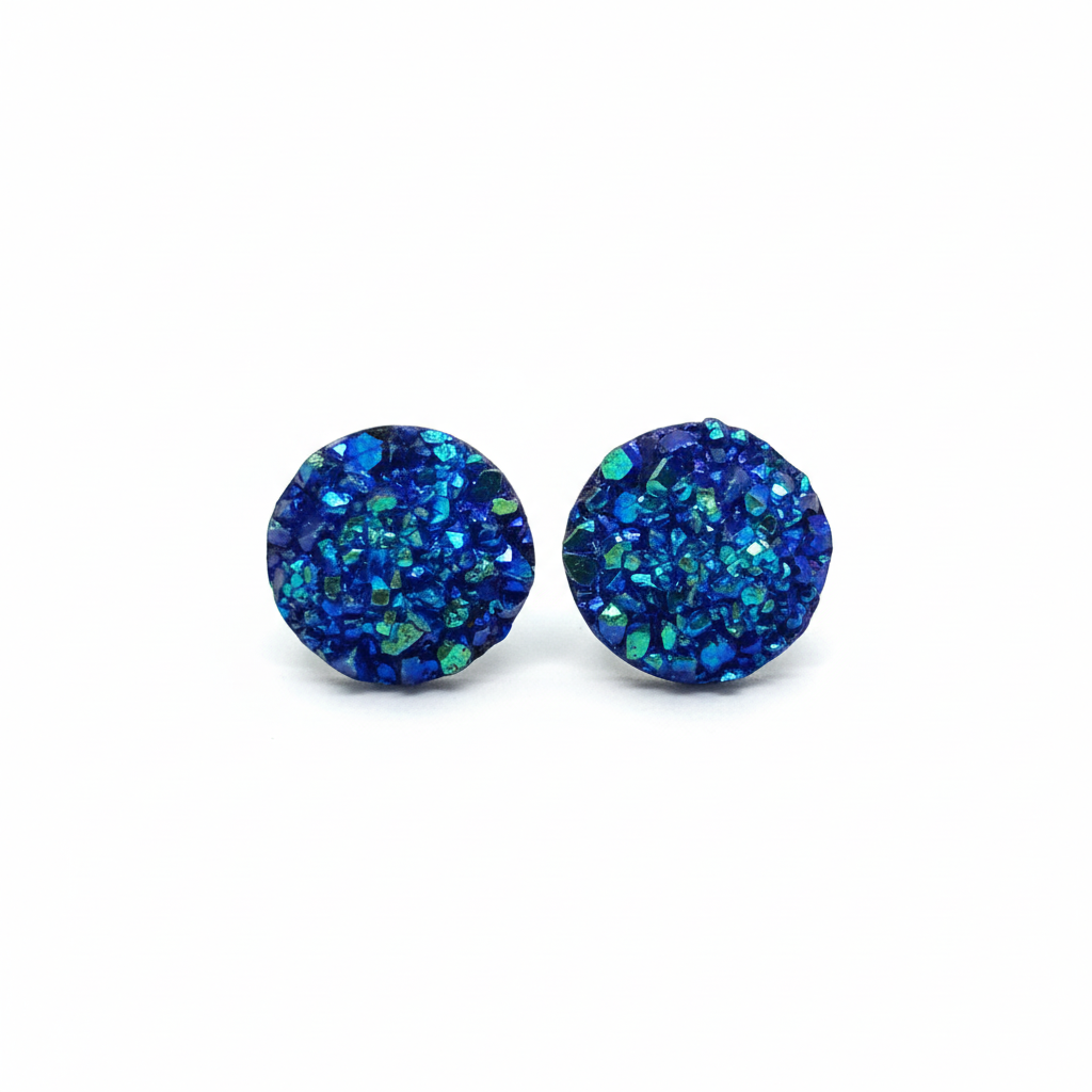 Druzy Stud Earrings